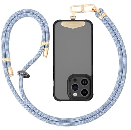 Genérico Med mobiltelefonsnodd - Justerbar bärrem med universalkontakt | Bärbar handsfree-hållare för män, kvinnor, resenärer, studenter, lämplig för de flesta