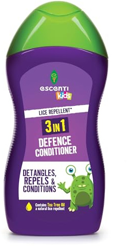 Escenti Kids Lice Repellent 3 in 1 Defence Conditioner 300Ml
