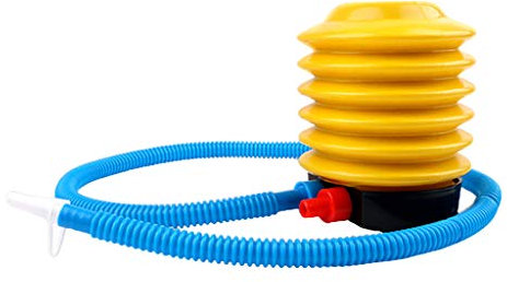 F Fityle Tragbare Fuß Pumpe Blasebalg, Mehrzweck Plastik Blasebalg Fuß Luftpumpe für, Schwimm-Ring, Luftmatratze, 4
