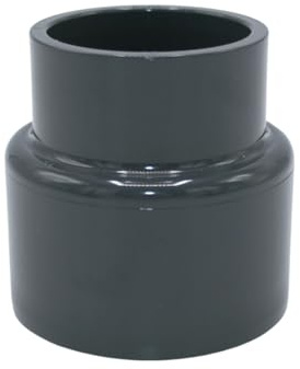 Baumaxxe Manchon réducteur PVC-U à coller I Réduction 75/63 mm x 50 mm I Raccord PVC pression PN16 I Pour plomberie piscine arrosage bassin aquarium I bm210