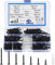 210 Pcs Self Tapping Wood Screws Assortment Set, M3.5 Black Cross Flat Round Head Drywall Plasterboard Screws, with Wall Plugs Anchors for Plasterboard, Drywall, Wood - 16/20/25/30/35/40/50 mm