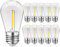 MZYOYO S14 1W E27 LED,Lampadina E27 LED Vintage Edison,Lampada a Filamento LED 1W,Lampadina LED E27,2200K Bianco Caldo,Non Dimmerabile,per Feste,Natale,Plastica,Confezione da 10