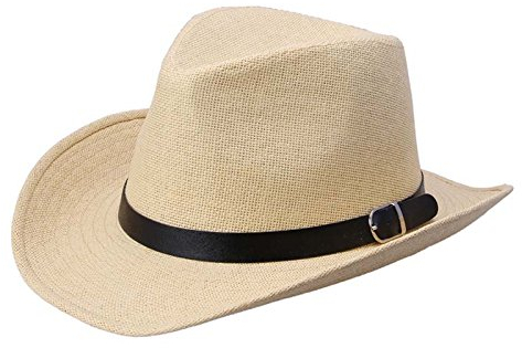 MKIUHNJ Hut Damen Sommer Strand Sommer Herren Strohhut Cowboyhut LB Fendt Cap