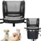 Abdeckung für Hundefahrradkörbe Fahrradkorb Hund Schutzhülle Atmungsaktiv Abnehmbare Haustierabdeckung für Fahrradkorb Fahrrad Lenkerkorb Hunde Katzen 29x24 cm