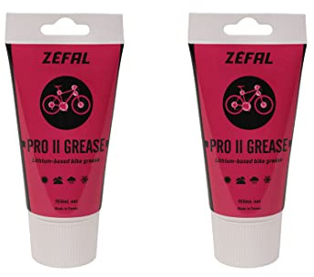 ZEFAL Pack Pro II Grease – Dos tubos de 150 ml de grasa bicicleta – Grasa para bicicleta ideal rendimiento – Grasa Rodamiento, Pedalier, y Tija de sillín – 2 x 150 ml tubo de grasa
