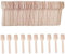 Einweg Holzlöffel,100 PCS Eislöffel aus Holz Holzlöffel Wegwerflöffel aus Holz Eislöffel Einweg Umweltfreundliches Mini Naturbesteck aus Naturholz