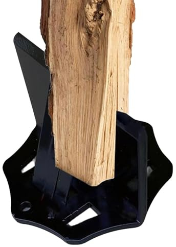 Spaccalegna manuale – Cuneo separatore per legno, cuneo taglialegna, spaccalegna manuale | Strumenti portatili per spaccalegna, in acciaio ad alto tenore di carbonio, strumento per spaccalegna per