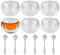WIYETY Lot de 6 tasses à expresso en verre borosilicate de 50 ml, tasses à expresso isolées, durables et réutilisables pour maison et toutes les occasions