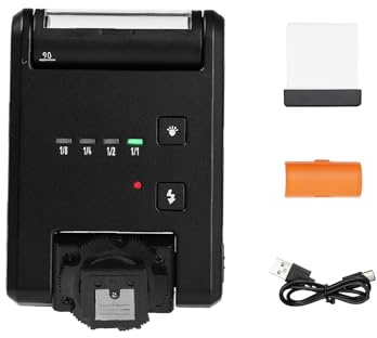 YONGNUO YN6 Manual Mini Standard Hot Shoe Flash for S, Typc C Charging Interface on Camera Flash Speedlite, with Built-in Li Battery, for A7 A6400 A6500 A6300 A6000 A5100 A5000