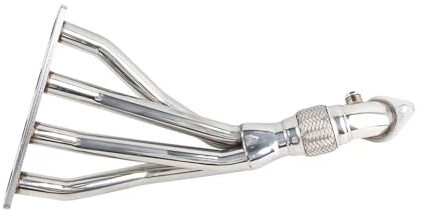 Tuyau D'échappement De Voiture Embout Pour Mini Pour Cooper Base S R53 1.6L Collecteur D'échappement Collecteur D'échappement À Tube Long Avec Tuyau Moteur En Acier Inoxydable tuyau d'échappement de v