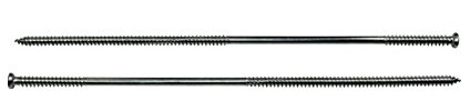 SN-TEC Spezial Fensterrahmenschrauben/Fensterbauschrauben Teilgewinde 7,5x300 mm (100 Stück)
