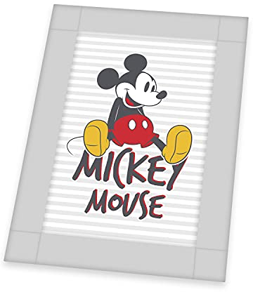 Herding Disney's Mickey Mouse Krabbeldecke, 100 x 135 cm, Außenmaterial: 100% Baumwolle, Füllung: 100% Polyester