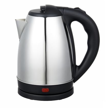 Meridiana - Bollitore Elettrico 1,8 litri in Acciaio inossidabile AISI 304 - Electric Kettle In Stainless Steel - 1500W scalda bevande acqua the tisane tè bollilatte elettrico, bollitore - (1.8 L)