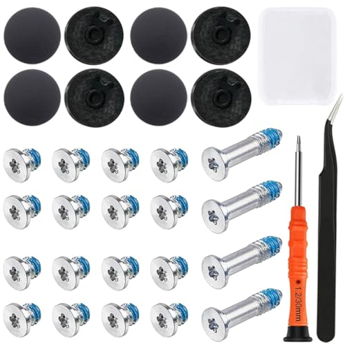 ZHUROUPU 31 Pcs Bottom Base Rubber Case Foot and Screws Set Replacement Compatible for MacBook Air A1370 A1369 A1465 A1466 11 13(MacBook Air) - P5 Screwdriver