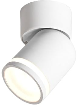 SKYGOO Foco empotrable nórdico montado en superficie ángulo ajustable LED foco plegable hogar 7W techo giratorio pequeña luz de techo dormitorio sala de estar pasillo mural foco de techo