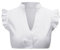 Jetjoy Dirndl Bluse Damen Weiß Dirndlbluse V Ausschnitt Dirndlblusen Kurzarm Rüschen Dirndl Bluse Baumwolle Trachtenbluse Flügelärmel für Oktoberfest