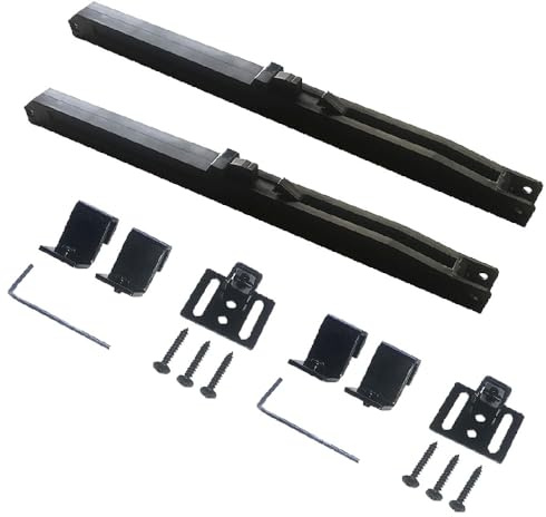 Kit di chiusura ammortizzata per porta scorrevole senza fori, ammortizzatore a molla per porta scorrevole, resistente, meccanismo di chiusura ammortizzata per porte scorrevoli fai da te, 2 pezzi