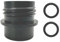 Adaptador de botella de burbujas, adaptador de botella de agua, adaptador de 28 mm, adecuado para varias botellas
