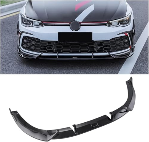 DRYFAL Auto Paraurti Anteriore Spoiler Labbro Kit per VW Golf 8 Rline GTI MK8 2020-2022 Anteriore Splitter Lama Diffusore Accessorio Modificato