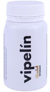 VIPELÍN GOLD – 60 Cápsulas 1 Mes – Vitaminas para un Cabello Sano – Específico para la mujer durante y después de la menopausia - Ingredientes 100% Naturales – Fórmula con Granada, Biotina y Zinc.