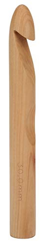Uncinetti in Legno Grandi da 30 Mm, Uncinetti Spessi, Ferri da Maglia in Legno, Strumento per Tessitura a Mano, Artigianato Fai-da-te, Manico in Bambù, Uncinetto, Ferri da Maglia, Ferri da Maglia