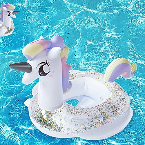 Unicorno Sirena Flamingo Dinosauro Salvagente Bambini Float,Salvagente neonato con Mutandina,Galleggiante Gonfiabile del Bambino seggiolino Dell'anello di Nuoto del (Unicorno)