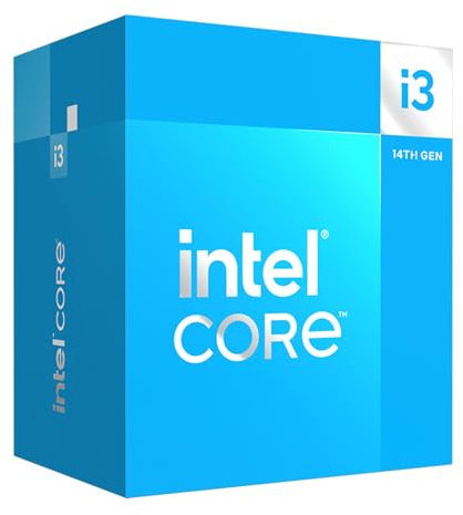 Intel® Core™ i3-14100 Desktop Processor 4 cores (4 P-cores + 0 E-cores) 4.7 GHz