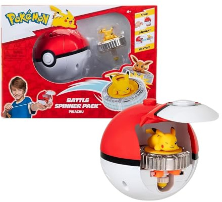 Pokémon PKW4398 – Battle Spinner – Pikachu, officiell lekset