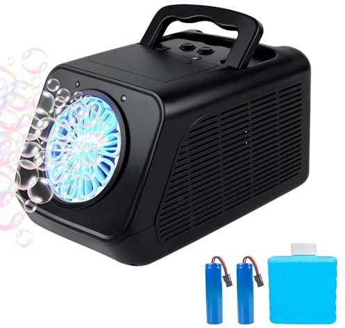 Bubble Machine Rotating Bubble Maker for Kids - 20000+ Big Bubbles Per Minute Bubbles for Toddlers 1-3| Rechargeable Atomatic Bubble Blower for Indoor Outdoor Party Weeding
