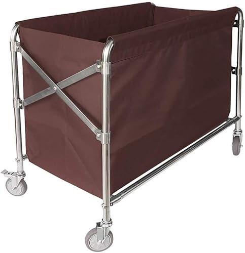 Grandi carrelli mobili, Carrello per la Pulizia della casa, Carrello per la Selezione di cesti per la Biancheria per impieghi gravosi con Ruote girevoli, Carrello commerc