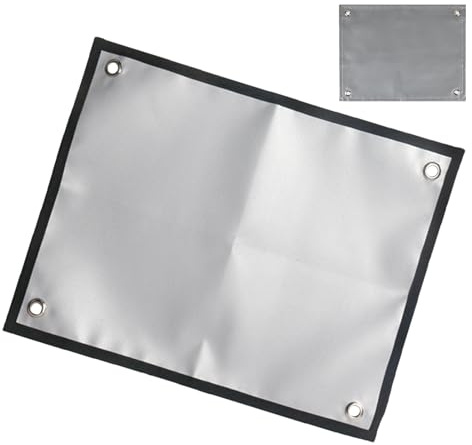 Documentos para debajo de las chimeneas, camping al aire libre, cesta de fuego, estera protectora plegable para barbacoa, cabaña de caza, barbacoa de carbón vegetal, limpieza rápida