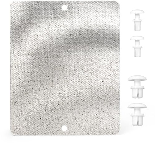 Microwave Waveguide Cover WB34X21271 Thickened - Compatible with GE Microwaves Replacement Part AP5791399,3026729,PS8754952 With Two Different Pairs of Lock Buttons WB03X27704 Prevent Microwave Sparks