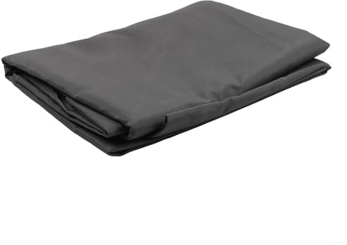 Yuanpgky Ombrellone da giardino rettangolare in poliestere 160 g/m², 200 x 300 cm, impermeabile, per esterni, patio, terrazza, bancarella del mercato (senza cornice) (grigio)