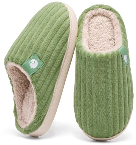 Guyarns Slippers Women Men,Ladies Cozy Memory Foam Slippers Slip on Anti-Skid Sole Bedroom Cloud House shoes Indoor Outdoor
