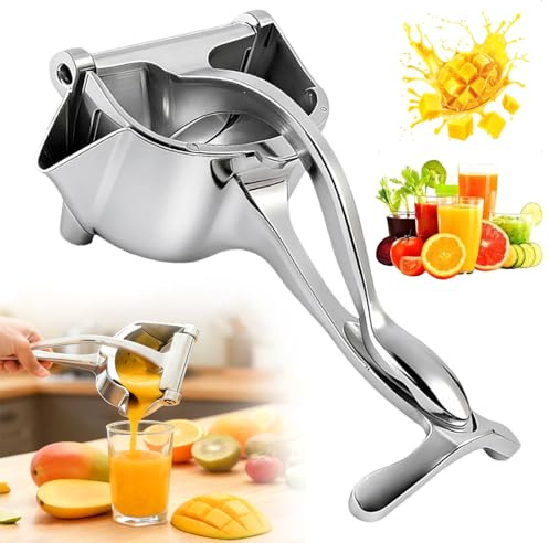 Exprimidor de frutas Bar de limones de mano, Exprimidor de cítricos en aleación de aluminio, Manual Exprimidor de cítricos, Lime Herramienta Exprimidor, para limon, Naranjas, Lima y granadas, etc