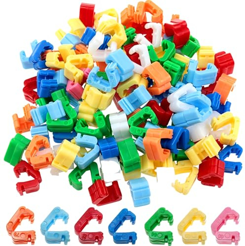 350 Balloon Tie Tool, Coloured Balloon Arch Clips | Plastic Balloon Tying Tool, Reusable Balloon Clips, V-Shaped Balloon Sealing Clips, Event Decoration Accessories