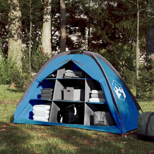 LoogCape Tente d'appoint de camping étanche avec compartiments organiseurs en polyester 185T avec revêtement PU x vert, sac de transport léger pour le camping et la famille