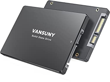 Vansuny 480GB SSD Interno 3D NAND 2.5 SATA III Unità a Stato Solido Interne disco rigido fino a 500MB/s per Laptop e PC Desktop (480GB, Nero)