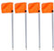 Jamso Design – Soccer Pitch® Eckfahnen-Set für Kinderfußball | 1 m-Stangen, Spielfeldmarkierung, Spielarena, tragbare Grenzstangen, Fußballtraining, stabil + leicht, leuchtende Flaggen, Kinderfussball
