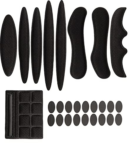 27Pcs Casco Imbottitura Schiuma Kit Bicicletta Casco di Ricambio Pad Casco Schiuma Set Per Moto Ciclismo Casco Pad Sostituzione Casco Pad Schiuma Imbottitura Casco Imbottitura Casco Schiuma