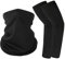EIHI Multifunktionstuch Schlauchschal, Winddicht Bandanas Elastisch Sonnenschutz Loop Schal Herren Halstuch Thermal Outdoor Radsport Ski Motorrad Laufen, +1 Paar schwarze Sonnenschutzhüllen, 3 Stück