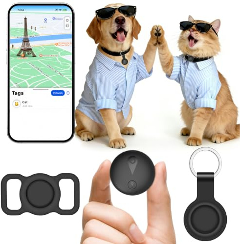 GPS Perros,GPS Gatos de Ubicación en Tiempo Real,Localizador Perros Mini