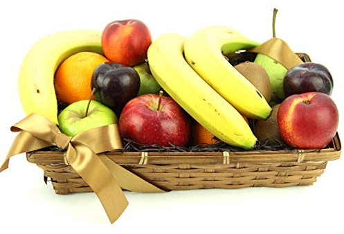 Fruit Orchard Basket - Fruit Gift Baskets and Gift Hampers with Next Day UK delivery with Personal Message attached