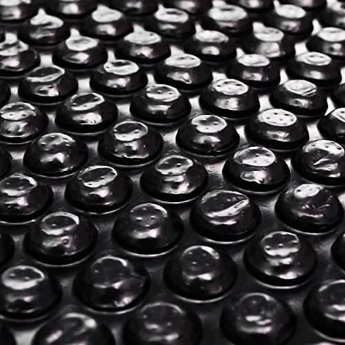 Festnight Poolabdeckung Pool-Solarfolie Rund Poolabdeckung Pool-Solarplane PE (250 cm, Schwarz)