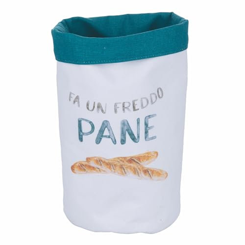 Villa d'Este Home Tivoli Bolsa para pan de algodón y fibra de polipropileno, Le Travisate
