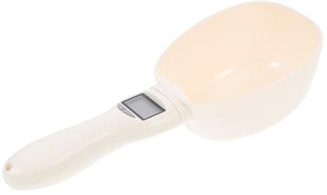 Amosfun Mini-digital-löffelwaage Elektronisch Haushaltsbedarf Tierfutterwaage Küche Weiß Mit Display Für Genaue Gewichtsmessung Geeignet Für Butter Mehl Tee Gewürze Sahne Und