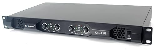 Sinbosen K4-450 professional amplifier 4-Kanal 2800 Watt, 1HE, 4 Kanal Endstufe