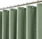 meioro Salbei Grüner Duschvorhang, Anti Schimmel Wasserdicht und Trocknet Schnell Duschvorhänge, Waffel Schwere Textil Stoff Shower Curtain mit 12 Ringen, 180 x 200cm Luxus Duschrollo für Badewanne