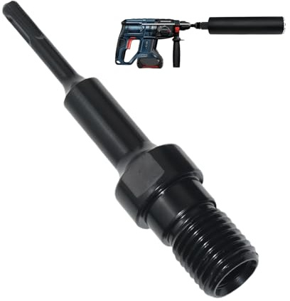 SDS-plus adapter, 1, 1/4 tum UNC, BIGP SDS PLUS adapter, 190 mm borrförlängning av stål, borrkronor, adapter 1 1/4 tum, adapter för diamantborrkrona, kärnborr, borrkronor