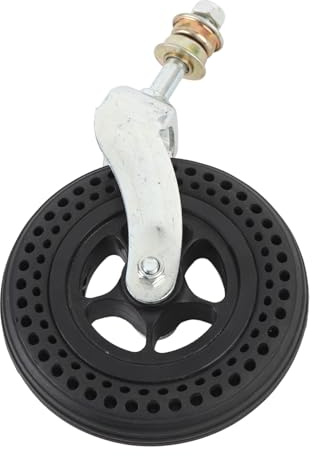 HELEVIA de 6 Pouces, Roue Pivotante en Caoutchouc TPE Portante de 75 Kg avec Texture Antidérapante, pour le Remplacement du Chariot à Main